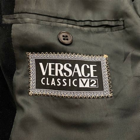 versace classic v2 gilet|vintage versace blazer.